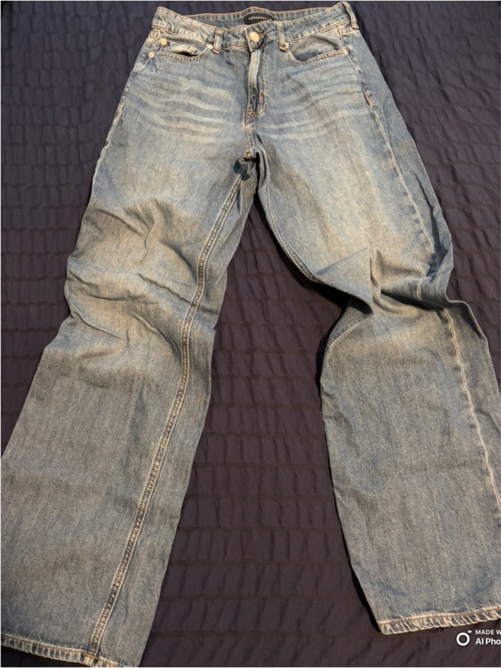 Aeropostale - High Rise - Wide Leg - Denim Jeans